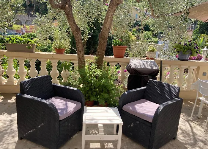 La Cigale Avec Grande Terrasse Апартаменти Мантон