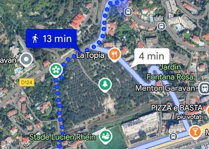 Διαμέρισμα La Cigale Avec Grande Terrasse Μεντόν